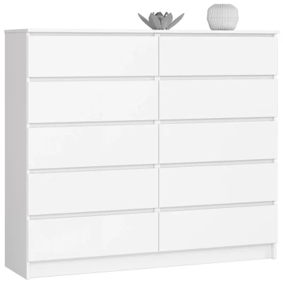 Kommode für das Wohnzimmer SAVRILA - weiß