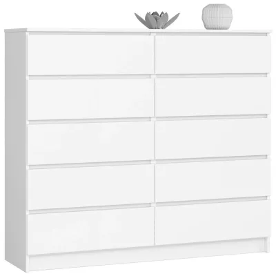 Kommode für das Wohnzimmer SAVRILA - weiß