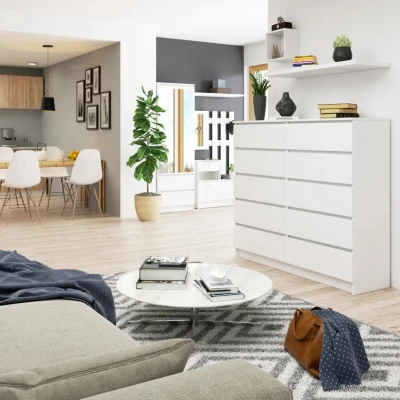 Kommode für das Wohnzimmer SAVRILA - weiß
