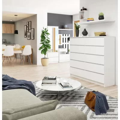 Kommode für das Wohnzimmer SAVRILA - weiß