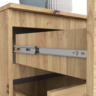 Niedrige Kommode SAVRILA – Artisan Eiche