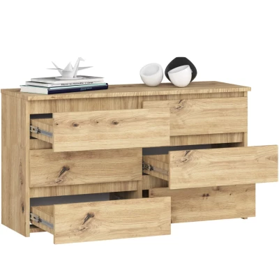 Schmale Kommode VALESTRA – Artisan Eiche