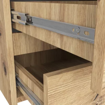 Schmale Kommode VALESTRA – Artisan Eiche