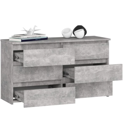 Schmale Kommode VALESTRA - Beton