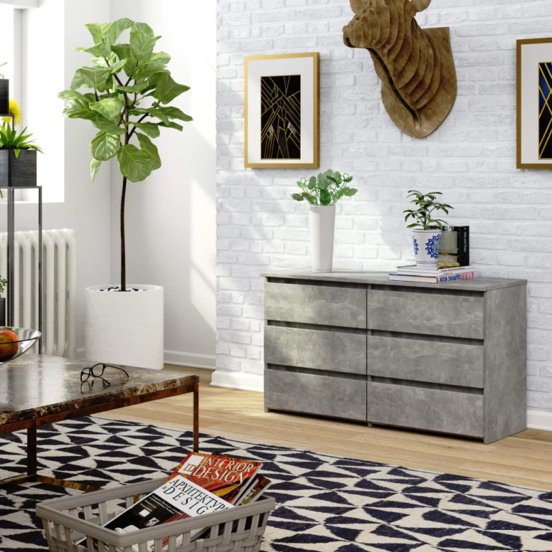 Schmale Kommode VALESTRA - Beton