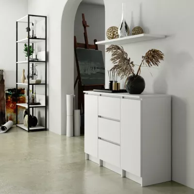 Kombinierte Kommode JUNIPER - weiß