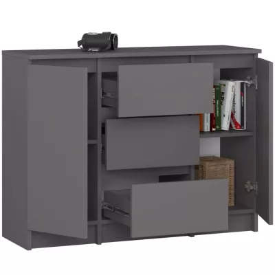 Kombinierte Kommode JUNIPER - grau