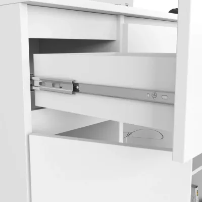 Kommode mit Schubladen und Türen, JUNIPER - weiß