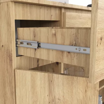 Kommode mit Schubladen und Türen, Wacholder - handgefertigte Artisan Eiche