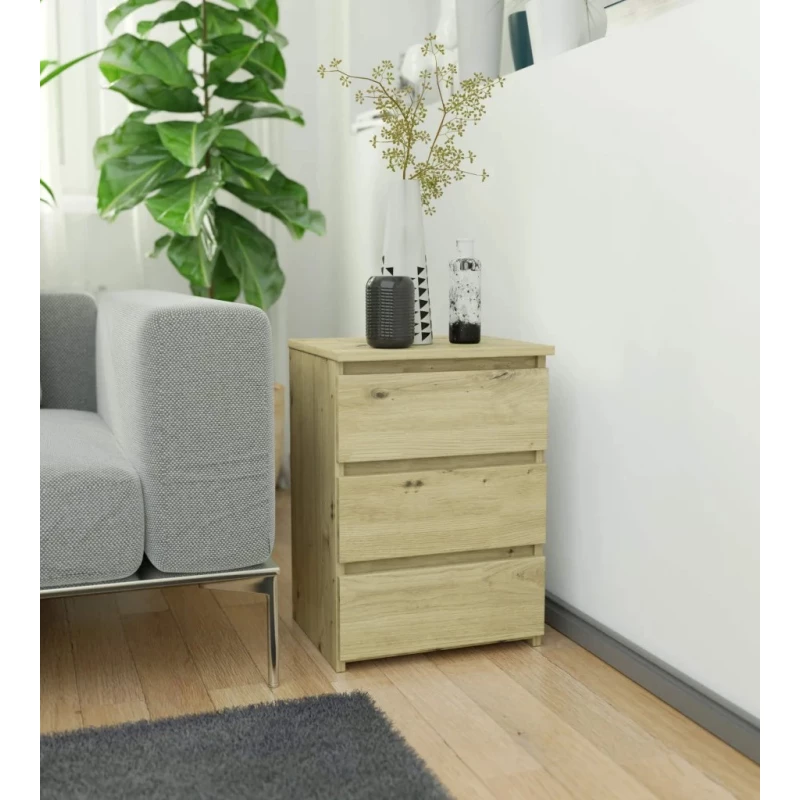 Kleiner Nachttisch VALESTRA – Artisan Eiche