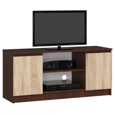 TV-Tisch YMARIN – Wenge / Sonoma Eiche