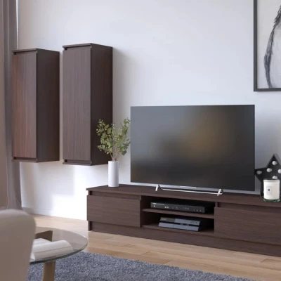Fernsehtisch YMARIN - Wenge