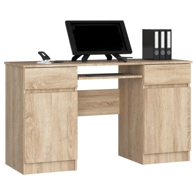 PC-Schreibtisch FINLOR – Sonoma-Eiche