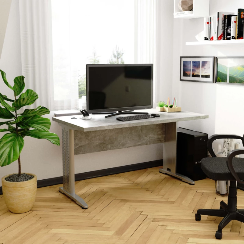 Büroschreibtisch CELEBORN - Beton