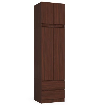 Kleiderschrank mit 60 cm Auszug WREN - Wenge