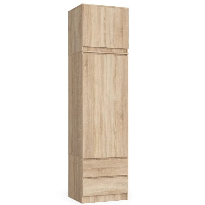 Kleiderschrank mit 60 cm Auszug WREN – Sonoma Eiche