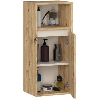 MARLION Wand-Badezimmerschrank – Artisan Eiche / Kaschmir