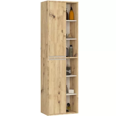 Wandhängender Badezimmerschrank MARLION - Artisan Eiche / Kaschmir