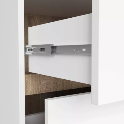 Badezimmerschrank unter dem Waschbecken MARLION - weiß / Sonoma Eiche