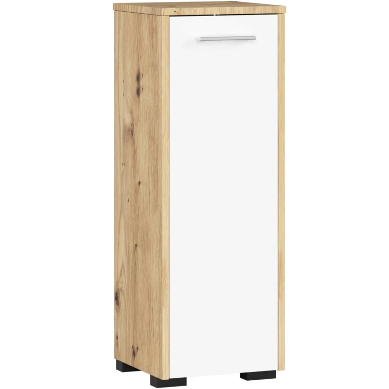 MERALYA Unterschrank für Badezimmer – Artisan Eiche / Weiß