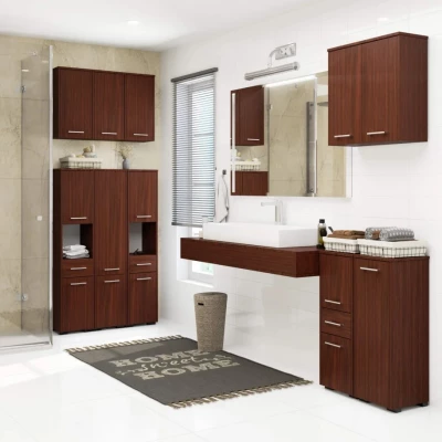 Oberschrank im Badezimmer MERALYA - Wenge