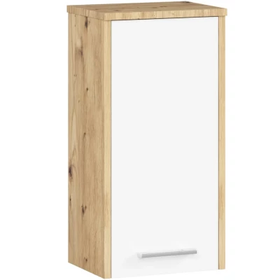 MERALYA Badezimmer-Oberschrank – Artisan Eiche / Weiß