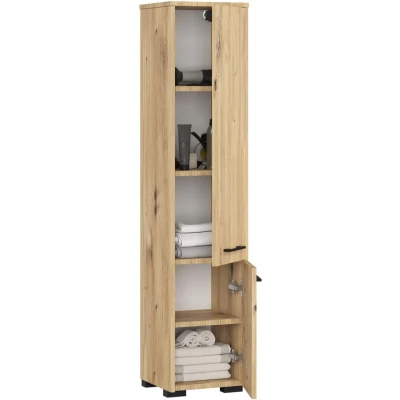 Badezimmerschrank MERALYA – Artisan Eiche