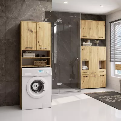 Badezimmerschrank MERALYA – Artisan Eiche