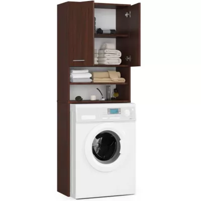 Badezimmerschrank über der Waschmaschine MERALYA - Wenge