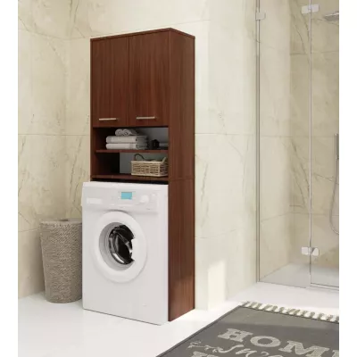 Badezimmerschrank über der Waschmaschine MERALYA - Wenge