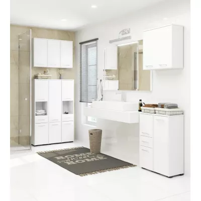 Kleiner Badezimmerschrank MERALYA - weiß