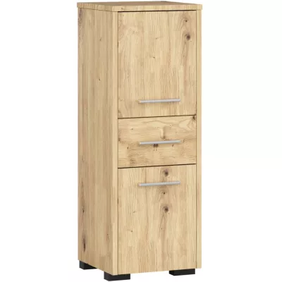 Kleiner Badezimmerschrank MERALYA – Artisan Eiche