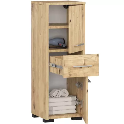 Kleiner Badezimmerschrank MERALYA – Artisan Eiche