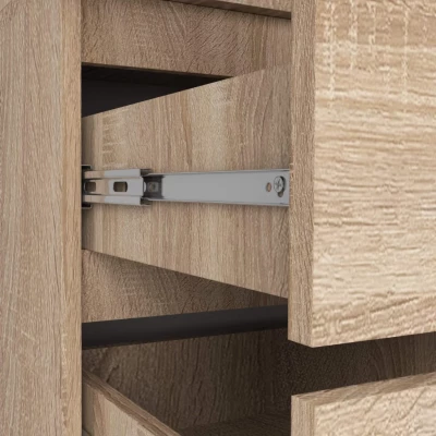 Kleiderschrank mit 90 cm Auszug LOTA – Sonoma Eiche