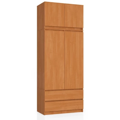 Kleiderschrank mit 90 cm Auszug LOTA - Erle