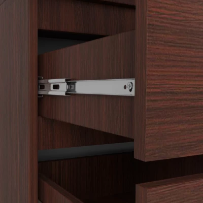 Kleiderschrank mit Schubladen 90 cm LOTA - Wenge