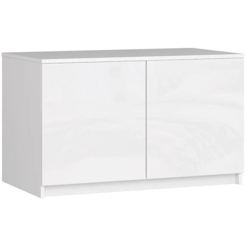 Schrankerweiterung LOTA 90 cm - weiß / glänzend weiß