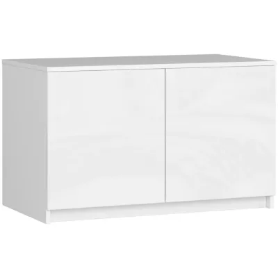Schrankerweiterung LOTA 90 cm - weiß / glänzend weiß