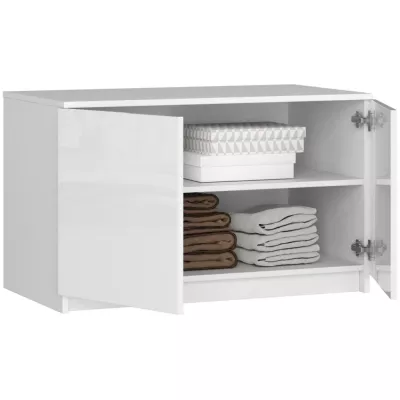 Schrankerweiterung LOTA 90 cm - weiß / glänzend weiß