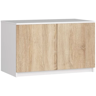 Schrankerweiterung LOTA 90 cm – weiß/Sonoma Eiche