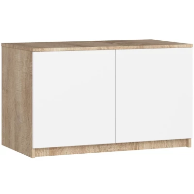 Schrankerweiterung LOTA 90 cm – Sonoma Eiche / Weiß