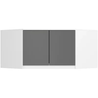 Eckschrankerweiterung LOTA 100 cm - weiß/grau