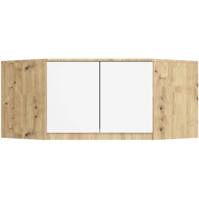 Eckschrankerweiterung LOTA 100 cm – Artisan Eiche / Weiß