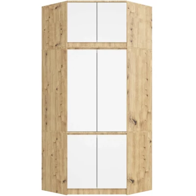 Eckschrankerweiterung LOTA 100 cm – Artisan Eiche / Weiß