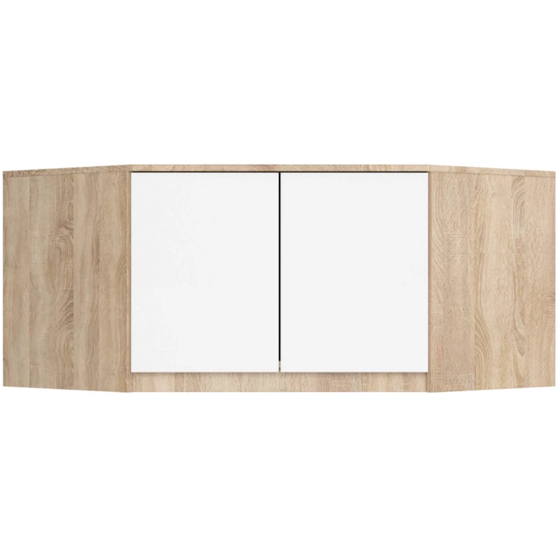 Eckschrankerweiterung LOTA 100 cm – Sonoma Eiche / Weiß