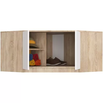 Eckschrankerweiterung LOTA 100 cm – Sonoma Eiche / Weiß
