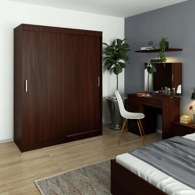 Geräumiger Kleiderschrank 150 cm VALESTRA - Wenge