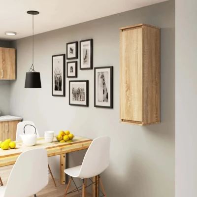 Schmaler Wandschrank VALESTRA – Sonoma Eiche