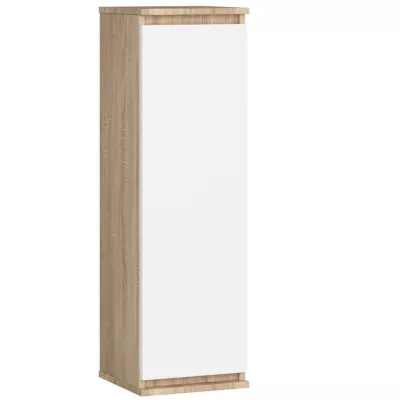 Schmaler Wandschrank VALESTRA – Sonoma Eiche / Weiß