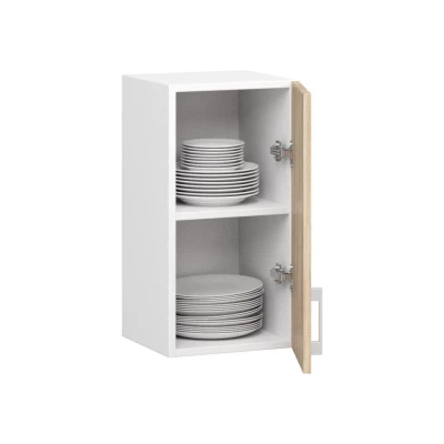 Küchenoberschrank TRIVORA – Breite 30 cm, Weiß/Sonoma Eiche